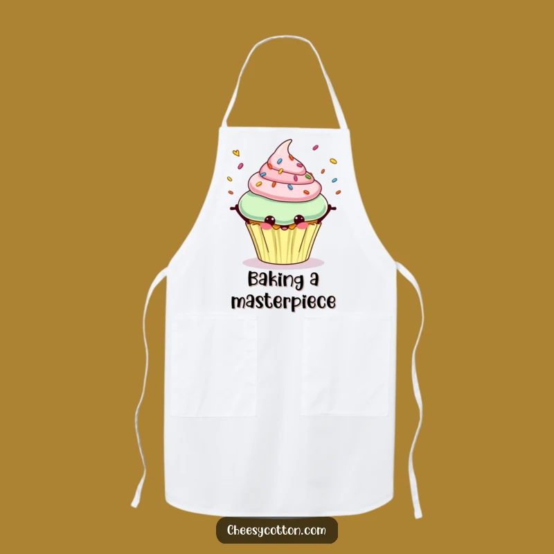 Funny Cupcake Apron: Hilarious Dessert Juggling for Kitchen Fun and Gifts