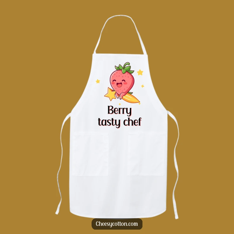 Funny Strawberry Apron, Star Rider - Cute Kitchen Funny Gift