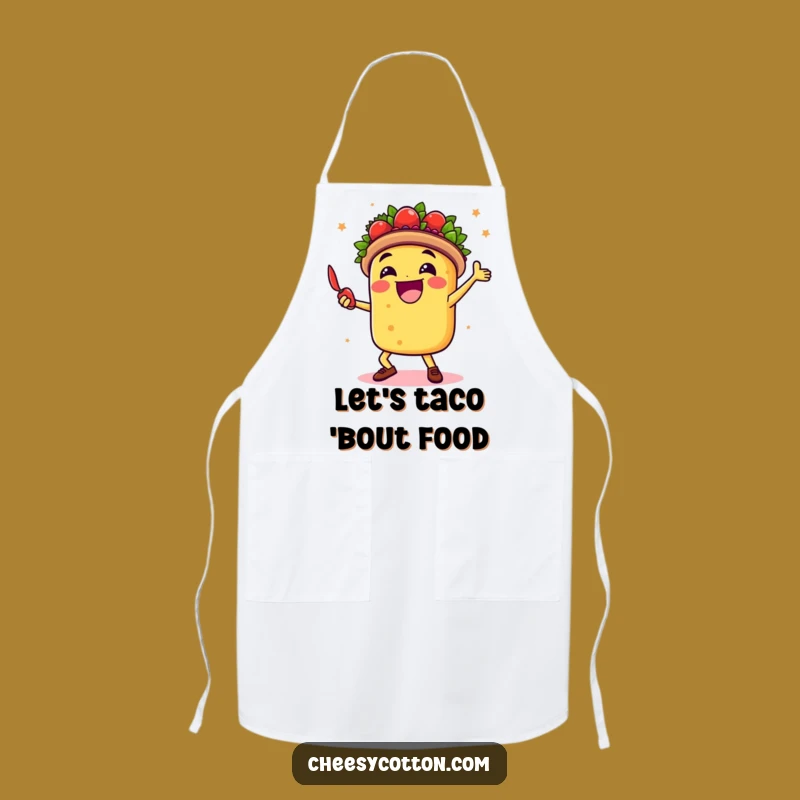 Funny Taco Dancer Apron Fiesta Kitchen Fun Chili Pepper Chef Wear