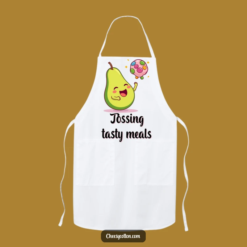 Funny Avocado Bean Bag Apron - Cook with Healthy Joy!