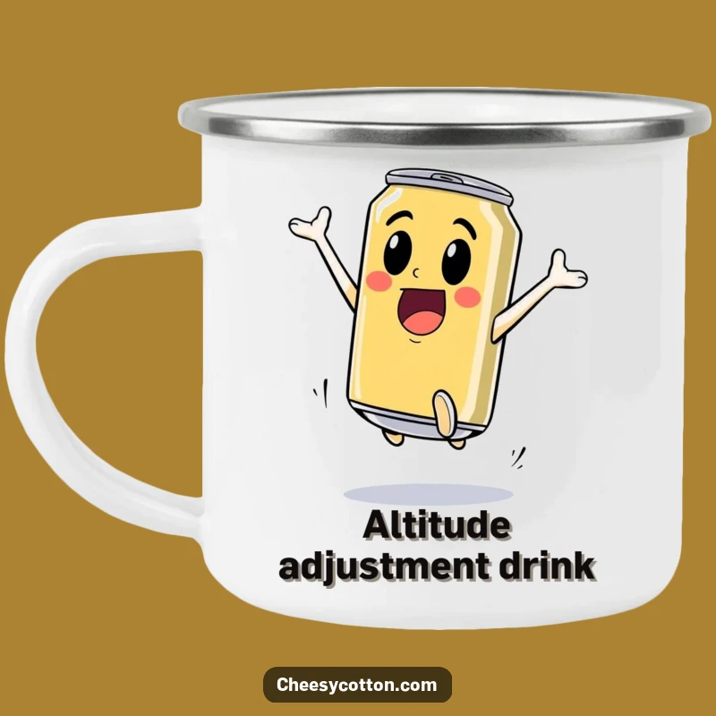 Durable Funny Soda Jump Camping Mug: Energize Your Adventures