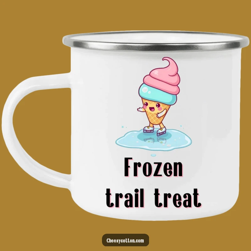 Funny Ice Cream Camping Mug: Puddle Fun Cup, Your Sweet Outdoor Funny Gift!