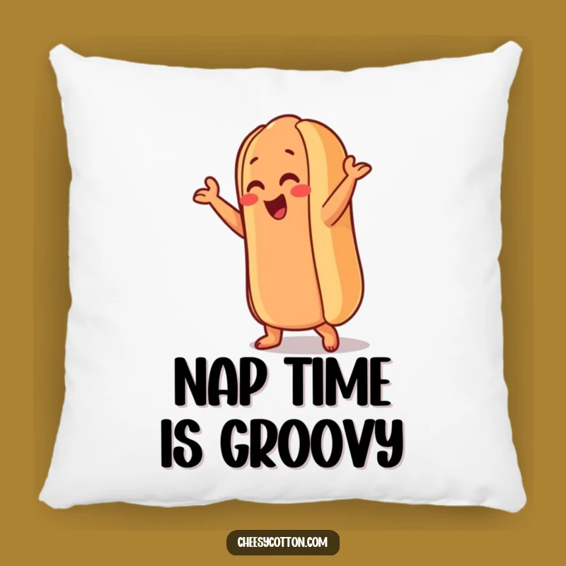 Funny Hot Dog Pillow: Cuddle Up with Dance Moves, a Comfy and Humorous Gift!