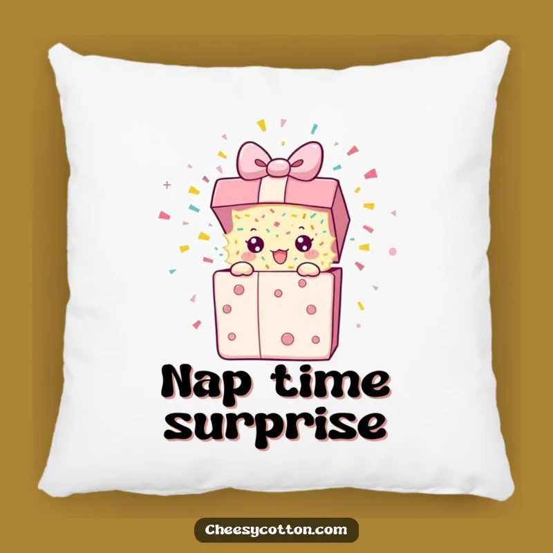 Funny Present Blast Pillow: Cozy Comfort Meets Hilarious Party Vibes, Perfect Gift