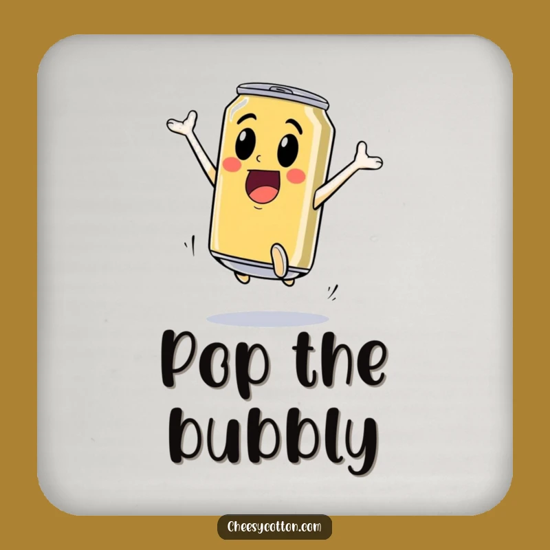 Funny Soda Jump Coaster Set: Protect Surfaces with Energetic Style