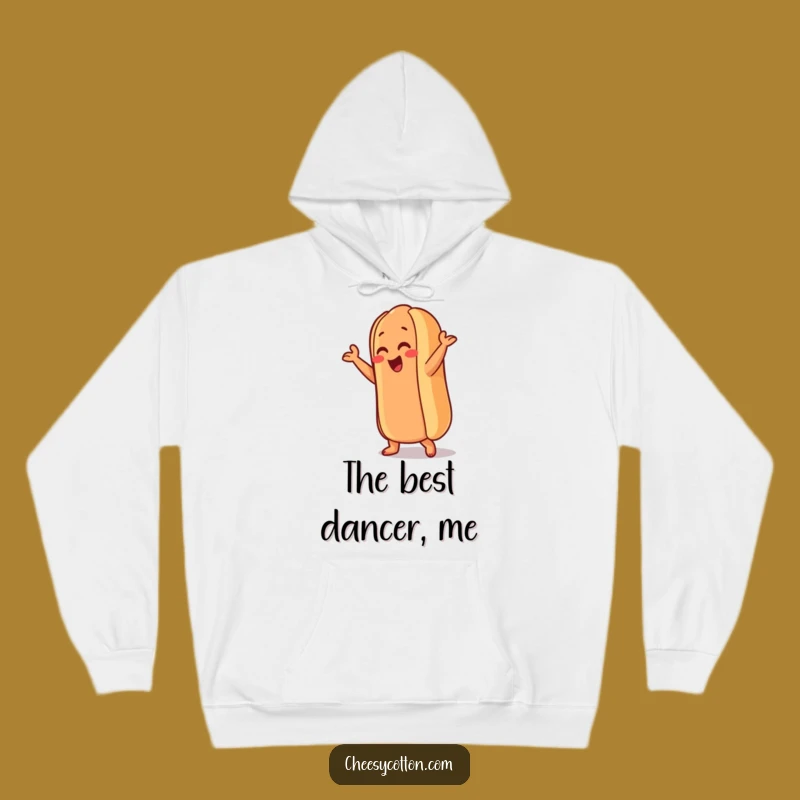 Cozy Funny Hot Dog Hoodie: Dance Your Way Through Winter, a Perfect Gift!
