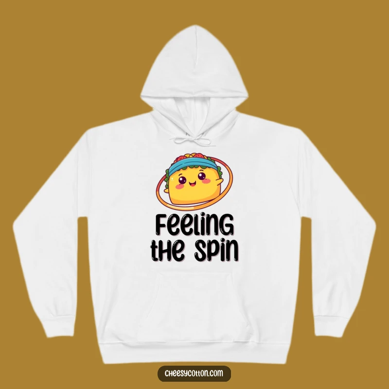 Funny Kawaii Taco Hula Hoop Hoodie: Cozy Fiesta Fun, The Ultimate Funny Gift