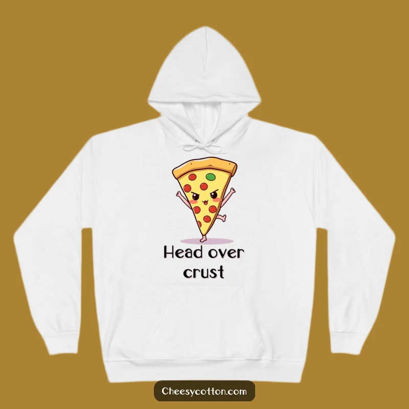 Funny Kawaii Pizza Handstand Hoodie Stay Cozy While You Aim High