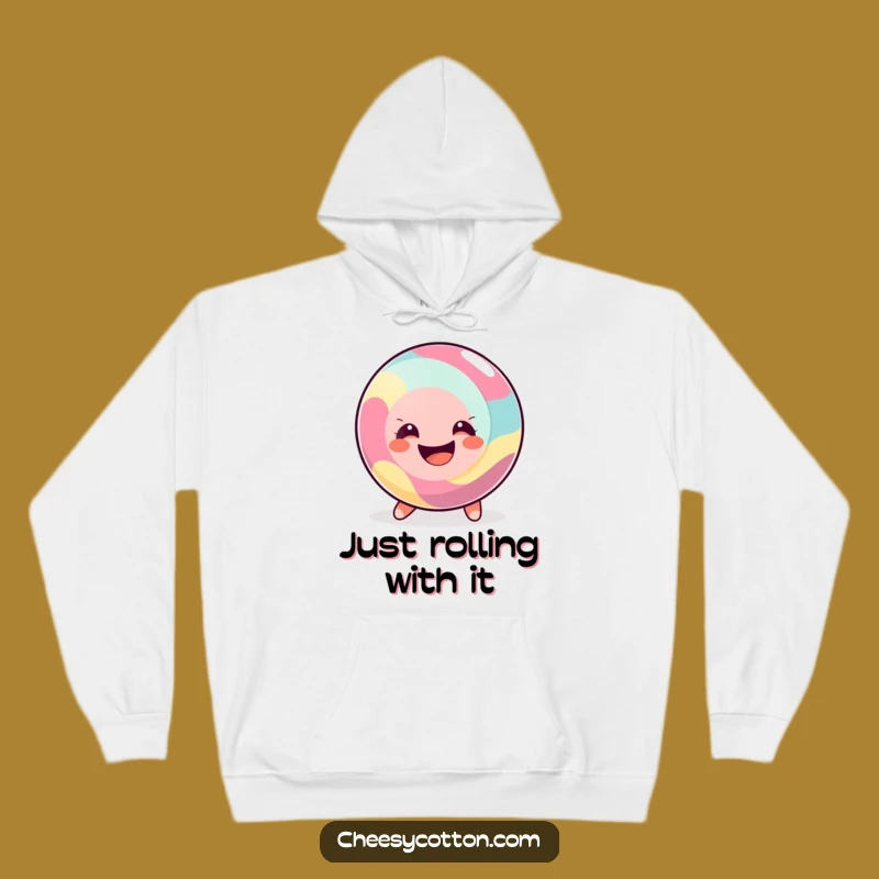 Funny Happy Candy Hoodie: Stay Cozy with Sweet Smiles and Comfort