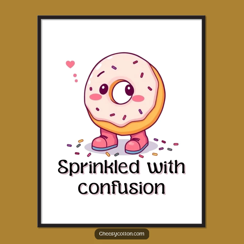 Funny Free Printable Wall Art: Donut's Sprinkle Surprise, Hilarious Downloadable Decor!