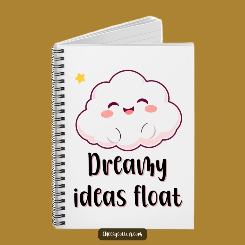 Funny Kawaii Cloud Notebook: Jot Down Dreams! Floating Ideas, Cute Funny Gift For Writers