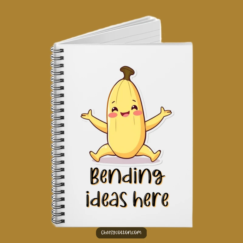Funny Banana Split Notebook - Jot Down Ideas with Play Gift!