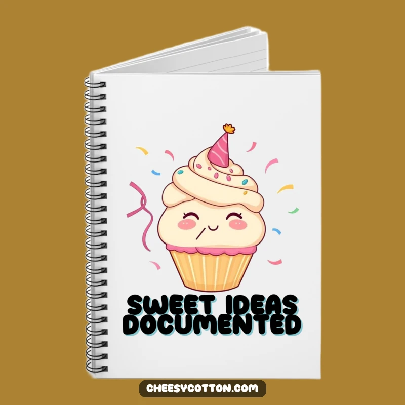 Funny Cupcake Streamers Notebook: Jot Down Sweet Ideas with This Hilarious Stationery