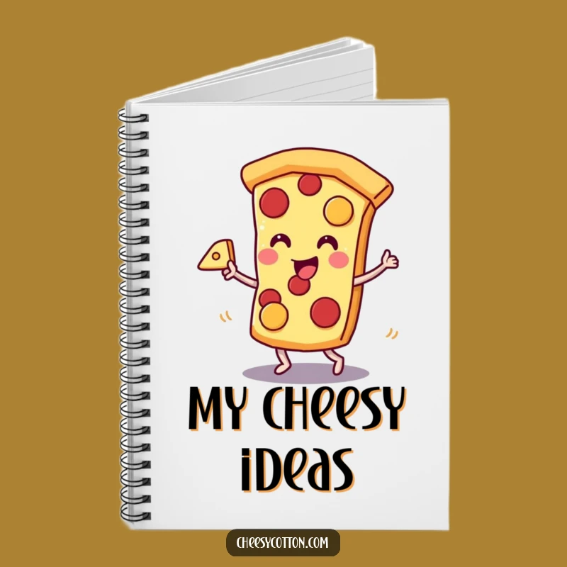Funny Pizza Dance Notebook: Kawaii Slice Journal, Great Cheesy Funny Gift