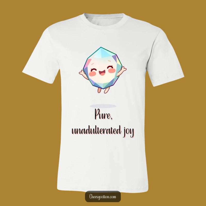 Funny Gem T-Shirt: Bounce with Joy in This Giggling Character Tee