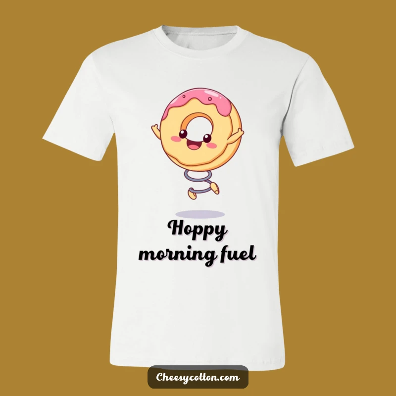 Funny Kawaii Donut Spring T-Shirt: Wearable Joyful Fun