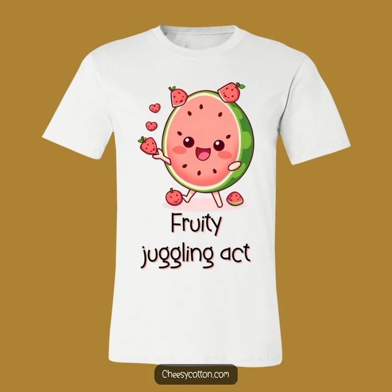 Funny Watermelon Juggling Tee - Summer Fun Shirt Gift!