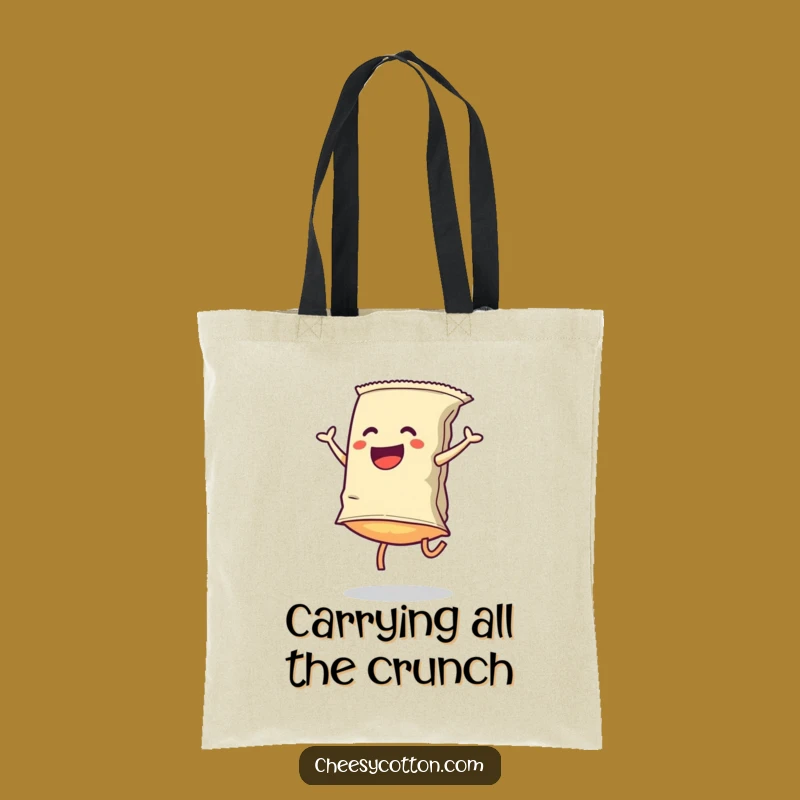 Funny Chip Cartwheel Tote Bag: Carry Your Laughs and Essentials in Style