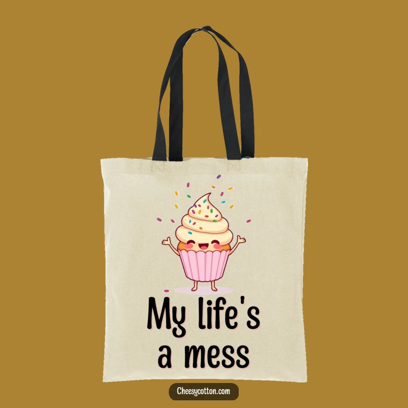 Funny Cupcake Sprinkles Juggler Tote: A Hilarious Bag for Sweet Hauls!