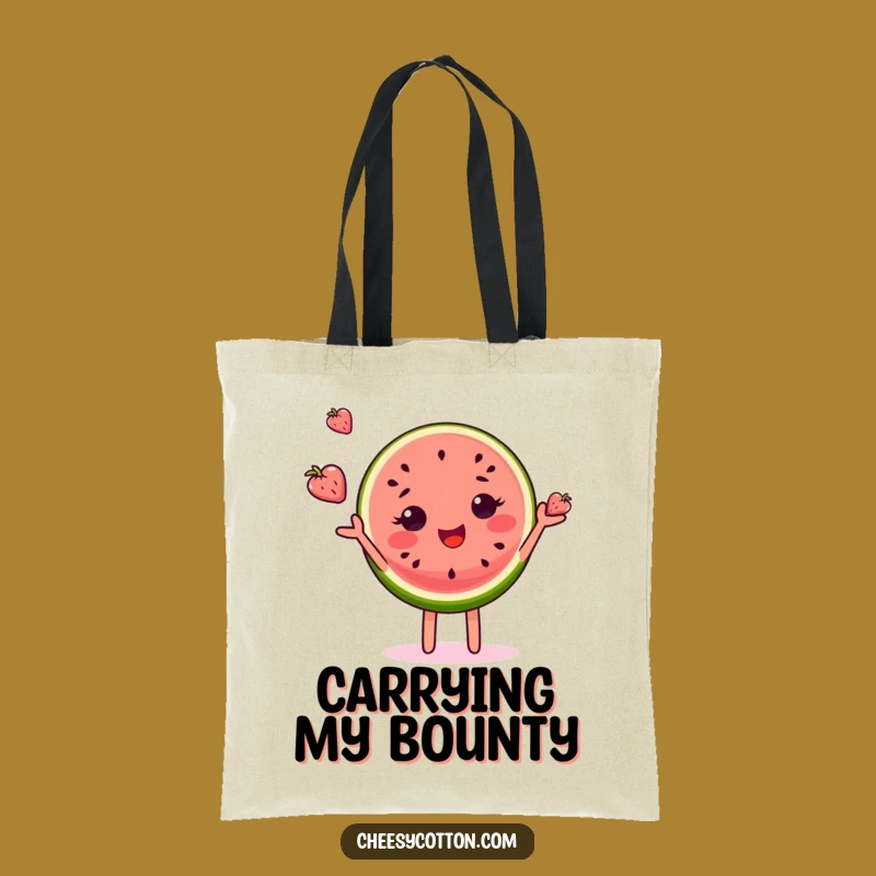 Funny Watermelon Juggling Tote Bag - Carry Your Fun Essentials